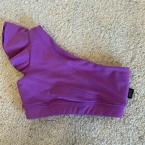 Tiger Friday, Southern Belle Crop Top; orchid; Child Medium